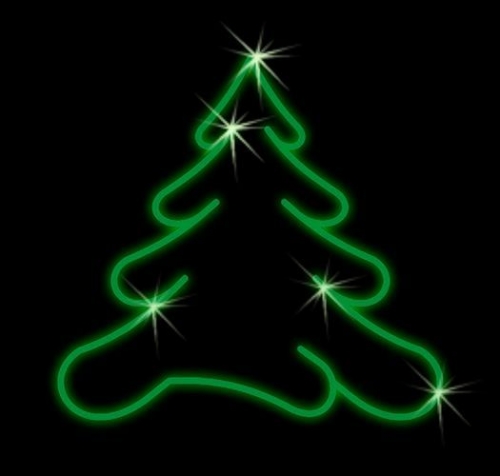 Vianočný svetelný  strom 600mm OMD03-Z