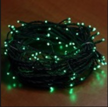 Vianočná svetelná LED girlanda 8000 mm 128 LED zelená RA373V