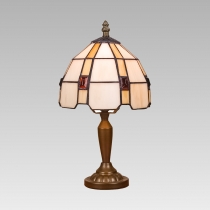 PREZENT TIFFANY 214, stolná vitrážová lampa