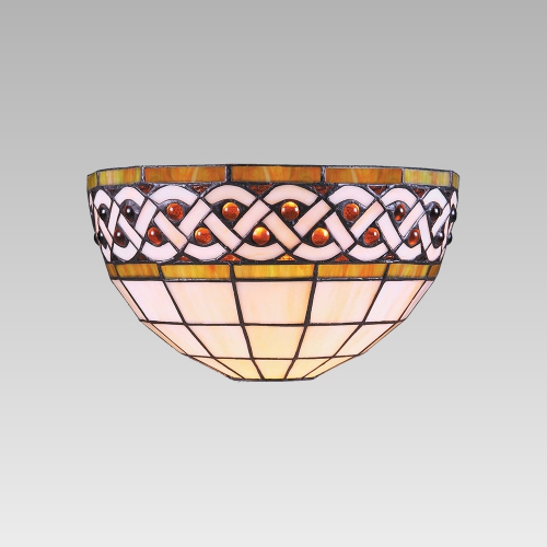 PREZENT TIFFANY 151, nástenná vitrážová lampa