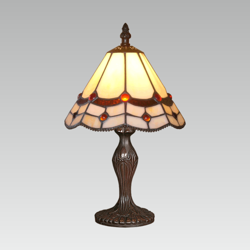 PREZENT TIFFANY 153, stolná vitrážová lampa