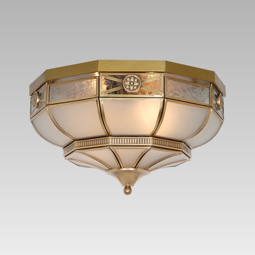PREZENT OSSMAN 143, stropná vitrážová lampa