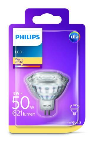 Philips LED 8,2W/50W GU5,3 WW 12V