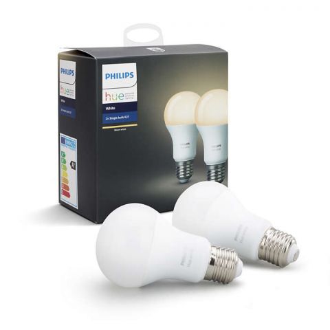 PHILIPS HUE žiarovky White bulb 2-set E27 A60