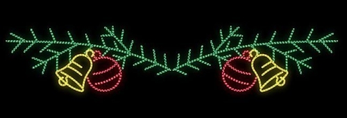 Vianočný svetelný motív Závesný 1200mm D041x2-Z