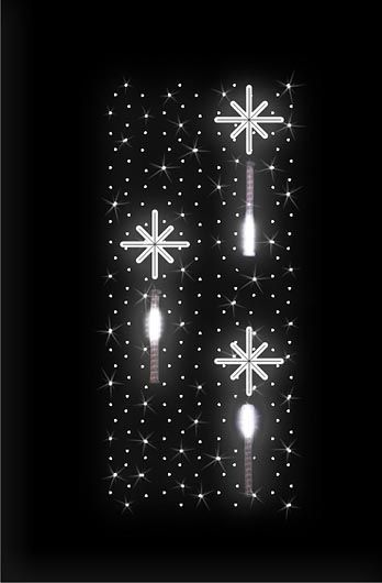 Vianočný svetelný motív Konzolový 2000mm D341A-K