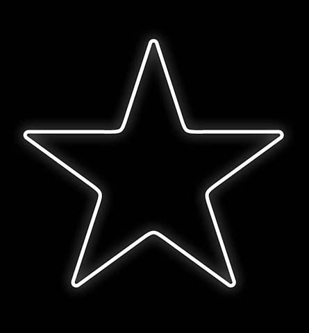 Vianočná svetelná hviezda Konzolová 1310mm D389C-K