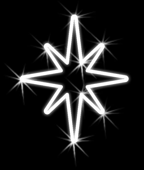 Vianočná svetelná hviezda 500mm OHV09-L