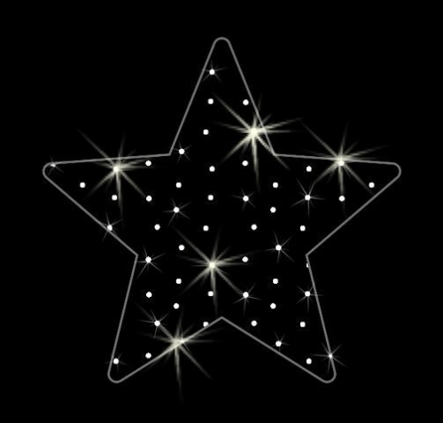Vianočná svetelná hviezda 600mm OMD10-L