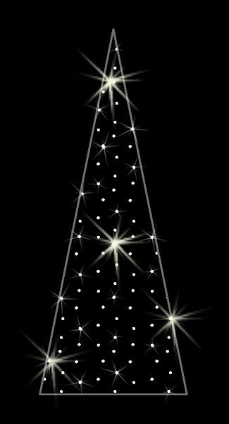 Vianočný svetelný stromček 600mm OMD11-L