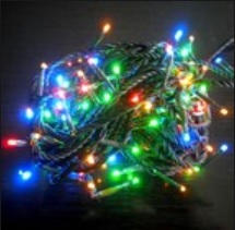 Vianočná svetelná LED girlanda 8000 mm 40 RGB LED RA300