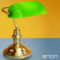 ORION BANKERSLAMP LA 4-587/1 MS/GRUN STOLNÁ LAMPA PRE BANKÁROV