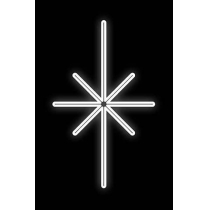 Vianočná svetelná hviezda Konzolová 1350mm D391C-K